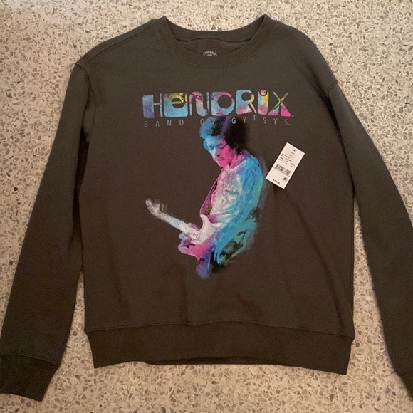 authentic hendrix Tops - NWT JIMI HENDRIX SWEATSHIRT SMALL 1970 TOUR TARGET AUTHENTIC HENDRIX